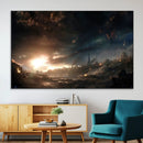 Avengers Planet Wall Art Canvas Print