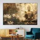 Zen Buddha Wall Art Canvas Print | Peaceful Meditation Decor