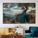 Miranda by the Shore Wall Art Canvas Print – Tempest Scene by MyGreatCanvas | Canvas Wall Art Prints | Photo Prints & Wall Decor