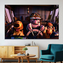 Carl Russel And Dog, Movie Up Poster, Movie Up Wall Art, by MyGreatCanvas | Canvas Wall Art Prints | Photo Prints & Wall Decor