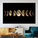 Phases of the Moon Wall Art | Canvas Print for Modern Wall by MyGreatCanvas | Canvas Wall Art Prints | Photo Prints & Wall Decor