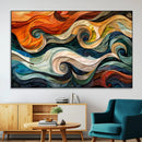 Abstract Wave Wall Art | Ready to Hang Framed Canvas Print | by MyGreatCanvas | Canvas Wall Art Prints | Photo Prints & Wall Decor