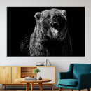 Bear Canvas Print | Wildlife Wall Art for Cabin Decor |