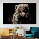 Grizzly Bear Canvas Print | Wildlife Wall Art for Cabin by MyGreatCanvas | Canvas Wall Art Prints | Photo Prints & Wall Decor