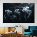 Jellyfish Wall Art Canvas Print, Elegant Wall Decor
