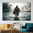 Jesus Walking on Water Wall Art | Canvas Print | Ready to