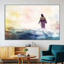 Watercolor Jesus Walking on Water Canvas Print, Christian by MyGreatCanvas | Canvas Wall Art Prints | Photo Prints & Wall Decor