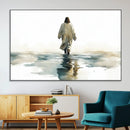 Watercolor Jesus Walking on Water Canvas Print, Christian by MyGreatCanvas | Canvas Wall Art Prints | Photo Prints & Wall Decor