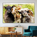 Curious Cows Farmhouse Wall Art | Ready to Hang and Framed