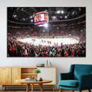 Amerant Bank Arena Wall Art Canvas Print - Basketball Arena by MyGreatCanvas | Canvas Wall Art Prints | Photo Prints & Wall Decor