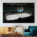 American Airlines Center Dallas Stars Wall Art Canvas Print