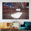 Barton Malow Little Caesars Arena Detroit Wall Art Canvas