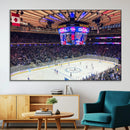 Madison New York Rangers Hockey Stadium Wall Art Canvas