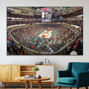 United Center Chicago Bulls Stadium Wall Art Canvas Print