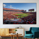 Florida Tampa Raymond James Stadium Wall Art Canvas Print - by MyGreatCanvas | Canvas Wall Art Prints | Photo Prints & Wall Decor