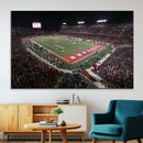 Houston Cougars Football Team Print - Houston TDECU Stadium