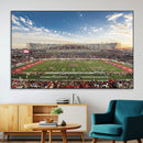 Framed Houston Cougars Football Team Print - Houston TDECU by MyGreatCanvas | Canvas Wall Art Prints | Photo Prints & Wall Decor