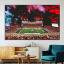 Virginia Tech Hokies Football Team Print - Blacksburg Lane