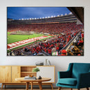 Wisconsin Badgers Football Team Print - Madison Camp Randall by MyGreatCanvas | Canvas Wall Art Prints | Photo Prints & Wall Decor