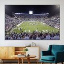Brigham Young University Cougars Football Print Canvas -