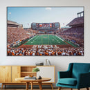 Framed Texas Memorial Stadium Canvas, University of Texas