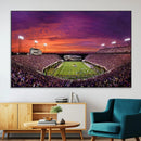 East Carolina University Pirates Football Print Canvas-