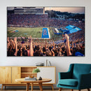 University of Kansas Jayhawks Football Team Art Print - by MyGreatCanvas | Canvas Wall Art Prints | Photo Prints & Wall Decor