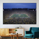 University of Michigan Wolverines Football Team Print - Ann by MyGreatCanvas | Canvas Wall Art Prints | Photo Prints & Wall Decor