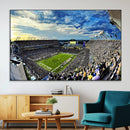Framed USF Bulls Football Team Print - Tampa Raymond James by MyGreatCanvas | Canvas Wall Art Prints | Photo Prints & Wall Decor