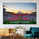 NC State Wolfpack Football Team Print Wall Art - Raleigh