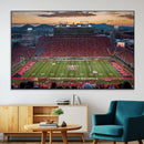 Framed Arizona Wildcats Football Team Print - Tucson Arizona by MyGreatCanvas | Canvas Wall Art Prints | Photo Prints & Wall Decor