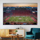 Arizona Wildcats Football Team Print - Tucson Arizona by MyGreatCanvas | Canvas Wall Art Prints | Photo Prints & Wall Decor