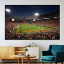Clemson University Tigers Art Print, Football Team Print -