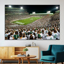 Michigan State Spartans Football Canvas Print - East Lansing
