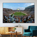Michigan State Spartans Football Team Art Print - East