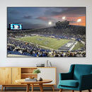 Memphis Tigers Football Team Print - Memphis Simmons Bank