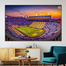 The Louisiana State University Tigers Football Team Print - by MyGreatCanvas | Canvas Wall Art Prints | Photo Prints & Wall Decor