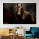 Abstract Black Horse Canvas Print for Farmhouse Wall Art | by MyGreatCanvas | Canvas Wall Art Prints | Photo Prints & Wall Decor