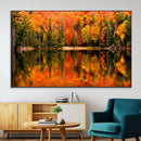 Forest Reflection Art | Autumn Forest Reflection Wall Art | by MyGreatCanvas | Canvas Wall Art Prints | Photo Prints & Wall Decor