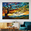 Mosaic Tree Wall Art | Ready to Hang Stained Glass Style