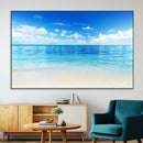 Beach Scene Canvas Wall Art Print – Tranquil Ocean Horizon by MyGreatCanvas | Canvas Wall Art Prints | Photo Prints & Wall Decor