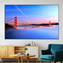 Golden Gate Bridge Wall Art Canvas Print – Framed San by MyGreatCanvas | Canvas Wall Art Prints | Photo Prints & Wall Decor
