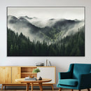 Misty Forest Canvas Print Wall Art Premium Canvas Print a