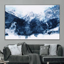 Abstract Blue Mountain Canvas Wall Art – Modern Triptych by MyGreatCanvas | Canvas Wall Art Prints | Photo Prints & Wall Decor