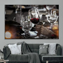 Red Wine and Glass Canvas Print by MyGreatCanvas | Canvas Wall Art Prints | Photo Prints & Wall Decor