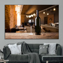 Wine and Bottle Wall Art Canvas Print by MyGreatCanvas | Canvas Wall Art Prints | Photo Prints & Wall Decor