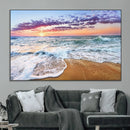Coastal Sunset Art Beach Canvas Wall Art Print | Ocean Waves by MyGreatCanvas | Canvas Wall Art Prints | Photo Prints & Wall Decor