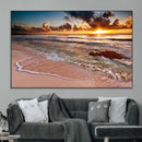 Sunset on Ocean Wall Art Canvas Print by MyGreatCanvas | Canvas Wall Art Prints | Photo Prints & Wall Decor