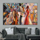 Abstract Afro American Jazz Canvas Wall Art | Music-Inspired by MyGreatCanvas | Canvas Wall Art Prints | Photo Prints & Wall Decor