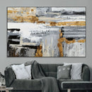 Abstract Painting Canvas Wall Art Print Paint Drip Art Brush